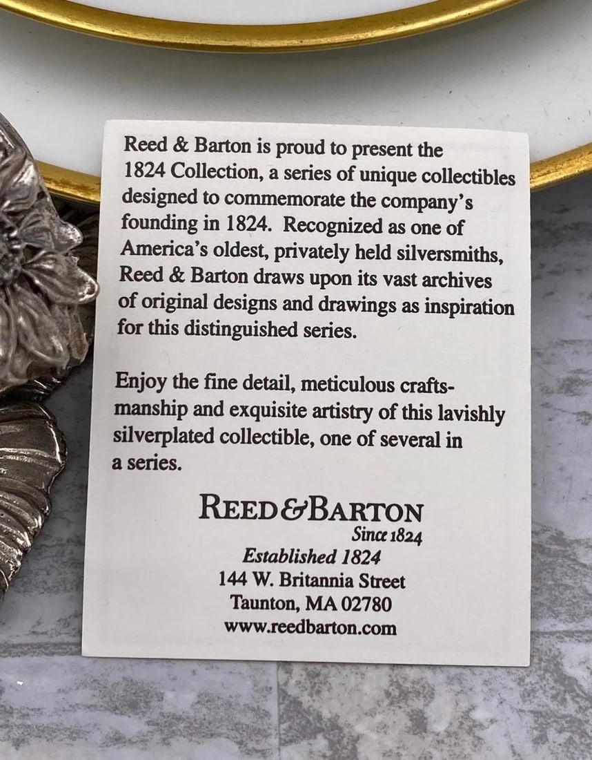 Reed and Barton Silver Rooster Napkin Rings From 1824 Collection Set of 3 - 7