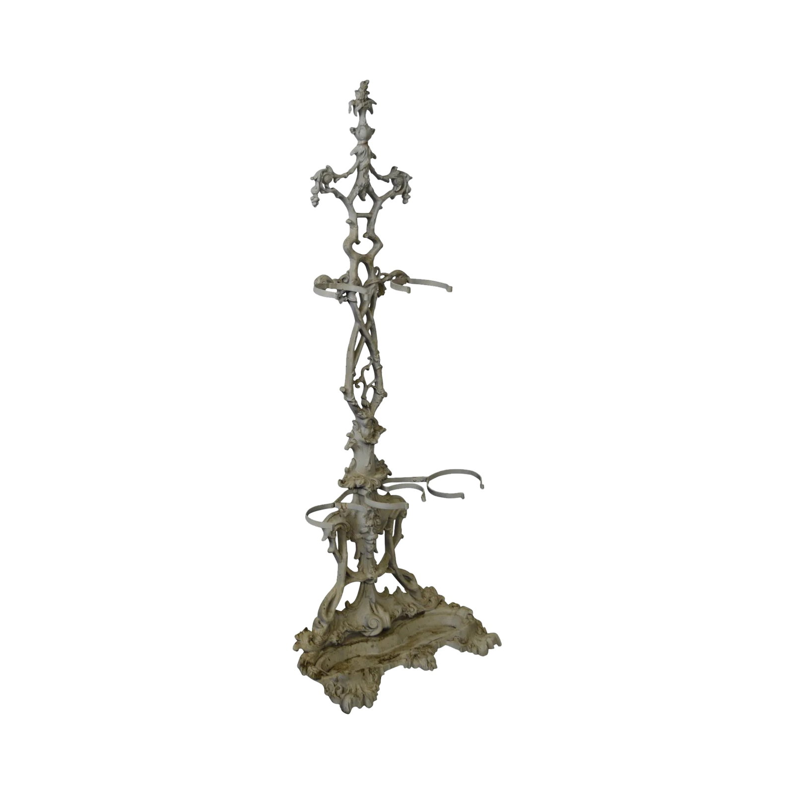 Antique 19th Century Victorian Cast Iron Hall Stand: Antique 19th Century Victorian Cast Iron Hall Stand AGE/COUNTRY OF ORIGIN ' Approx 150 years, America DETAILS/DESCRIPTION ' High quality American made Victorian cast iron hall stand with ornate detail