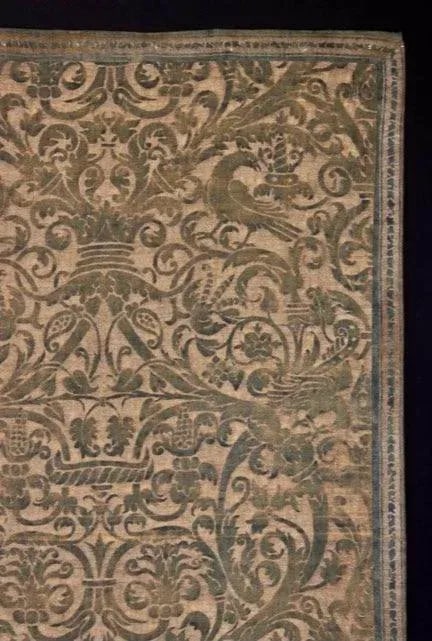 Antique Fortuny Ucelli Wall Hanging Tapestry - 3