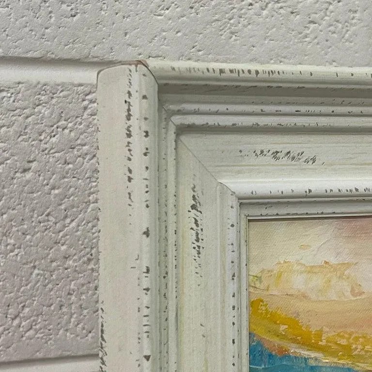 Expressive Abstract Seascape Landscape Painting by Contemporary British Artist - 8