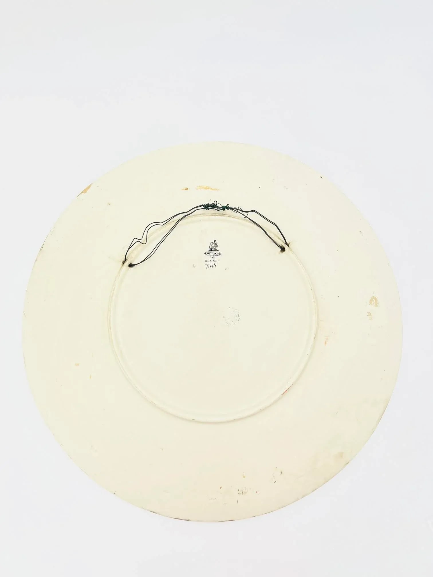 Jean Baptist Stahl Pate-Sur-Pate Neoclassical Phanolith Charger Bacchanalian 21" - 5