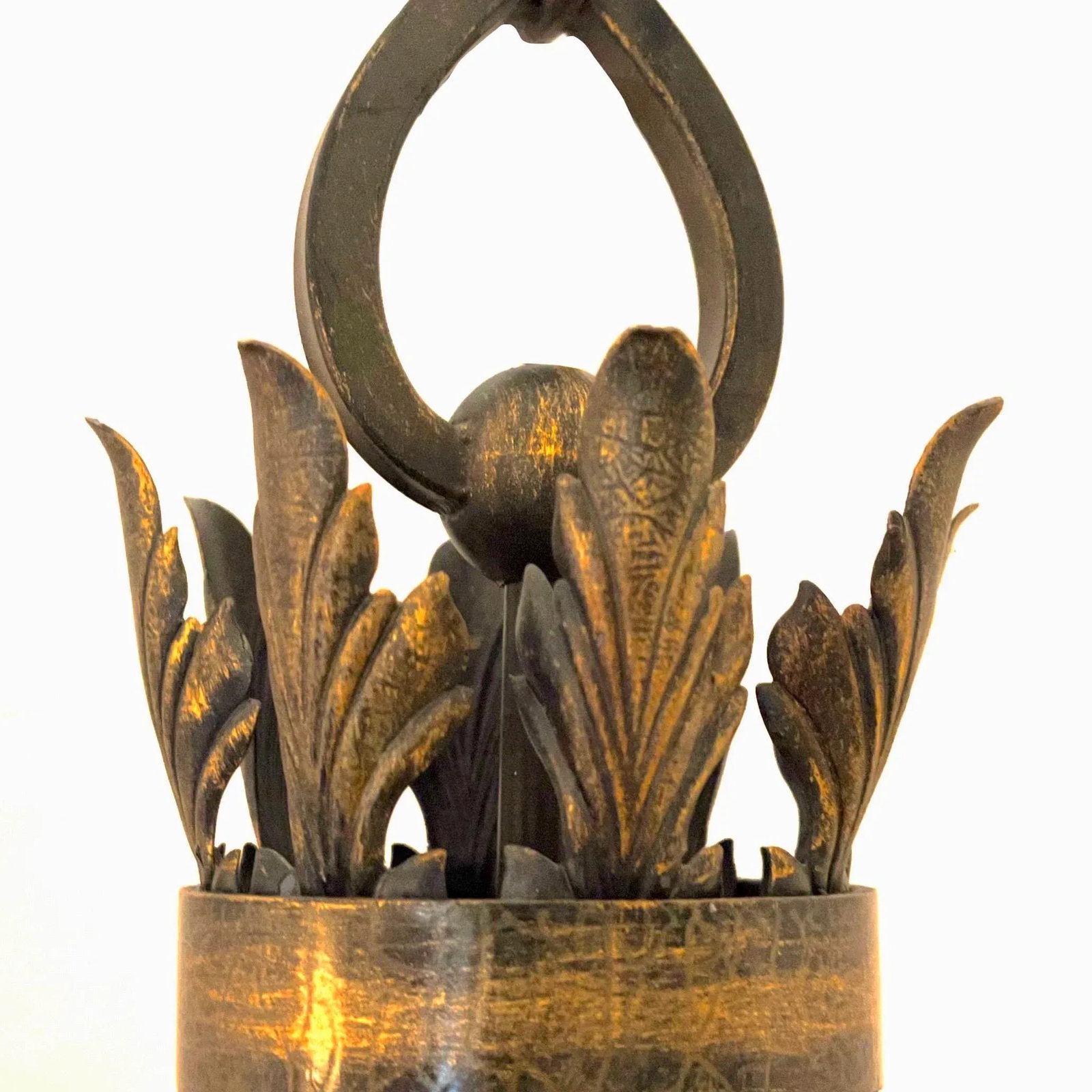 Contemporary Renaissance Inspired Iron & Mica "Avignon" Pendant by Fine Art Lamps - 10