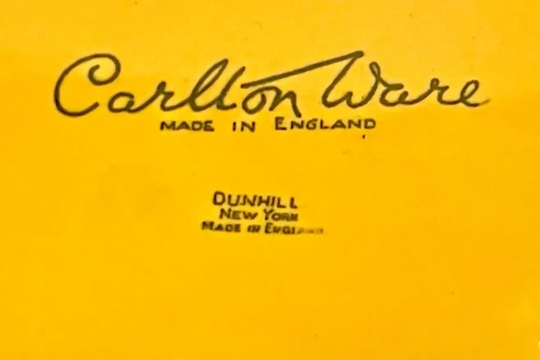 Early 20th Century Art Deco Carltonware Luster Moonlight Frolicking Pixie Table Box, for Dunhill - 4