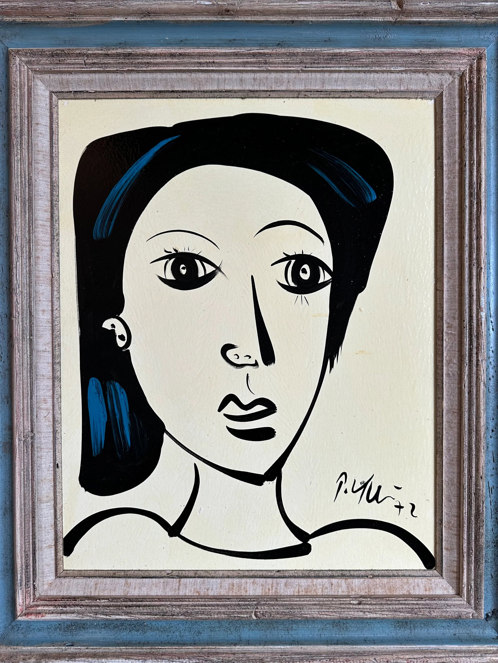 1972 Original Peter Keil Painting, Framed - 2