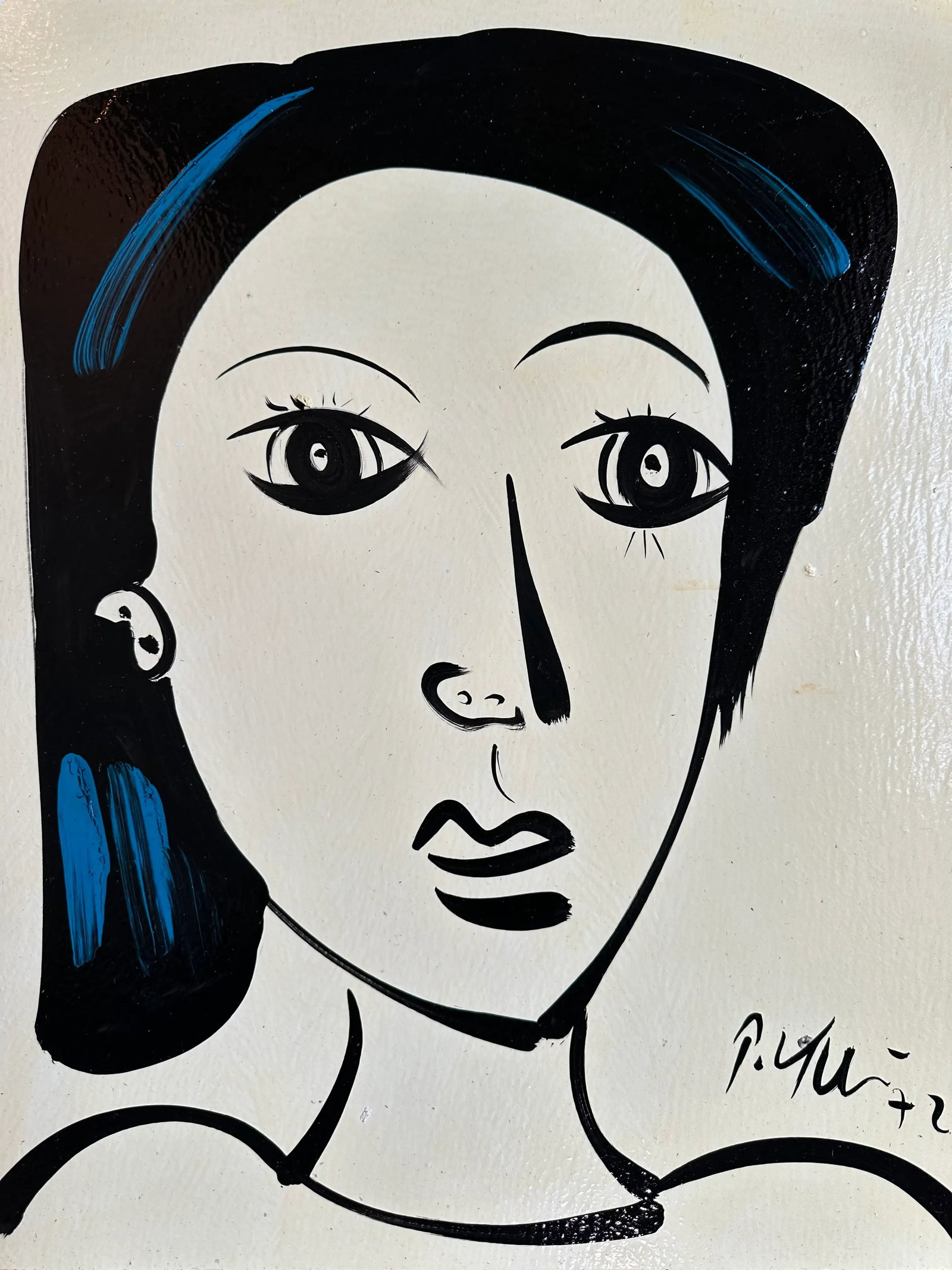 1972 Original Peter Keil Painting, Framed - 3