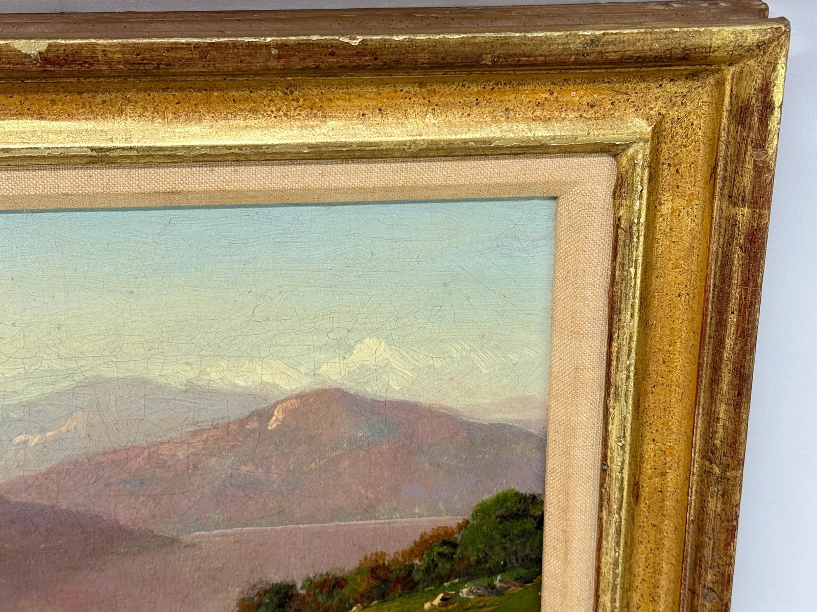 John Bunyan Bristol (American, 1826–1909) "A Berkshire Landscape" Oil on Canvas - 3