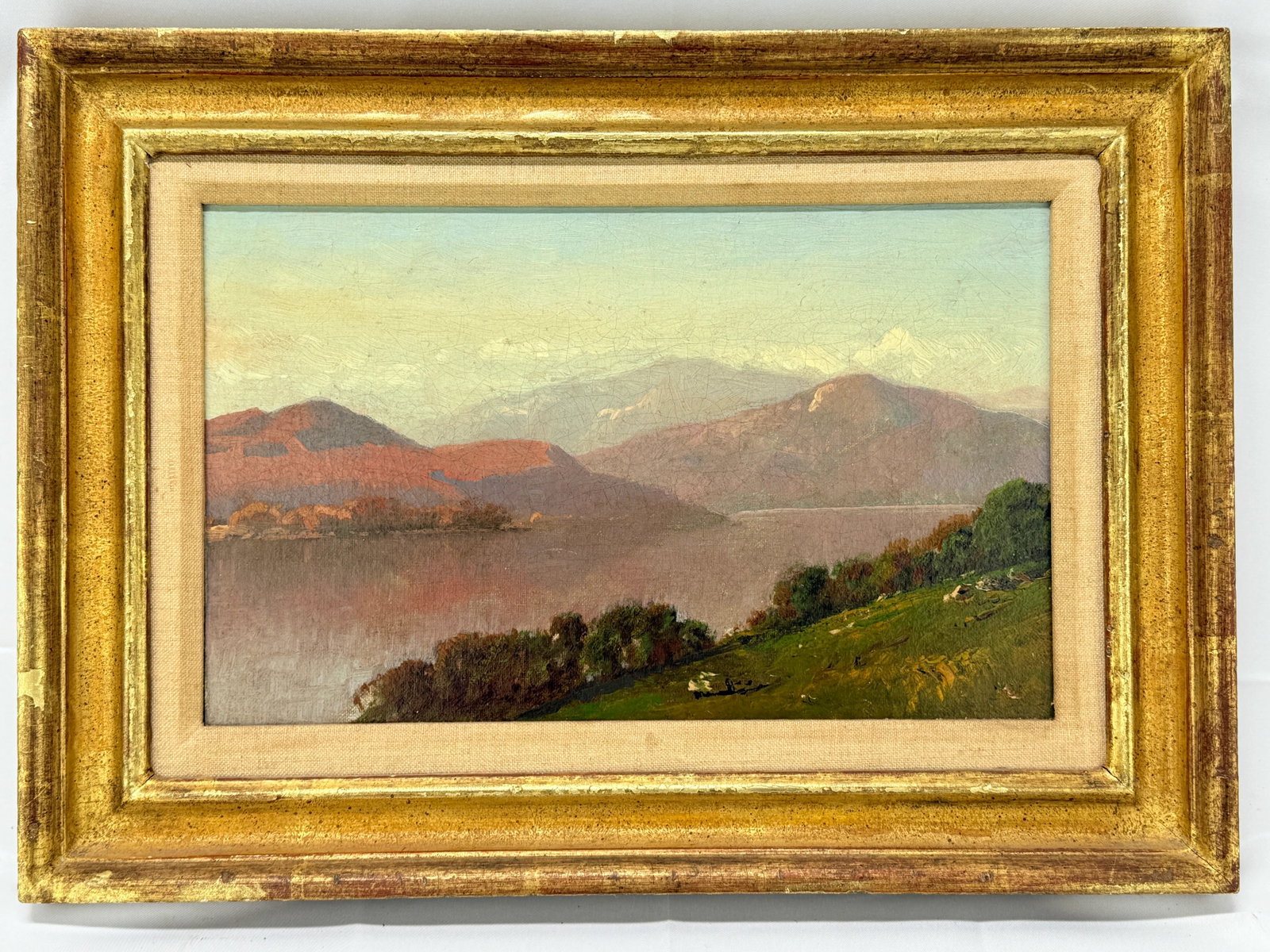 John Bunyan Bristol (American, 1826–1909) "A Berkshire Landscape" Oil on Canvas - 7