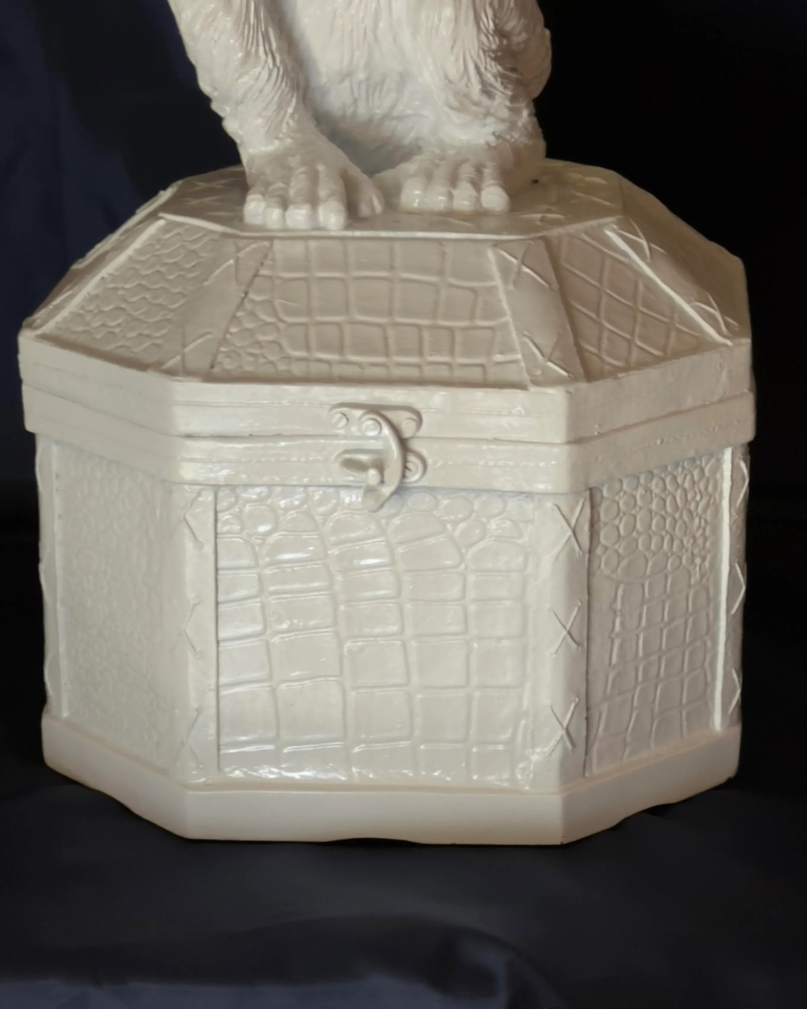 Late 20th Century Palm Beach Regency Vivai Del Sud Style Speak No Evil Monkey Table Lamp - Newly Pai - 8