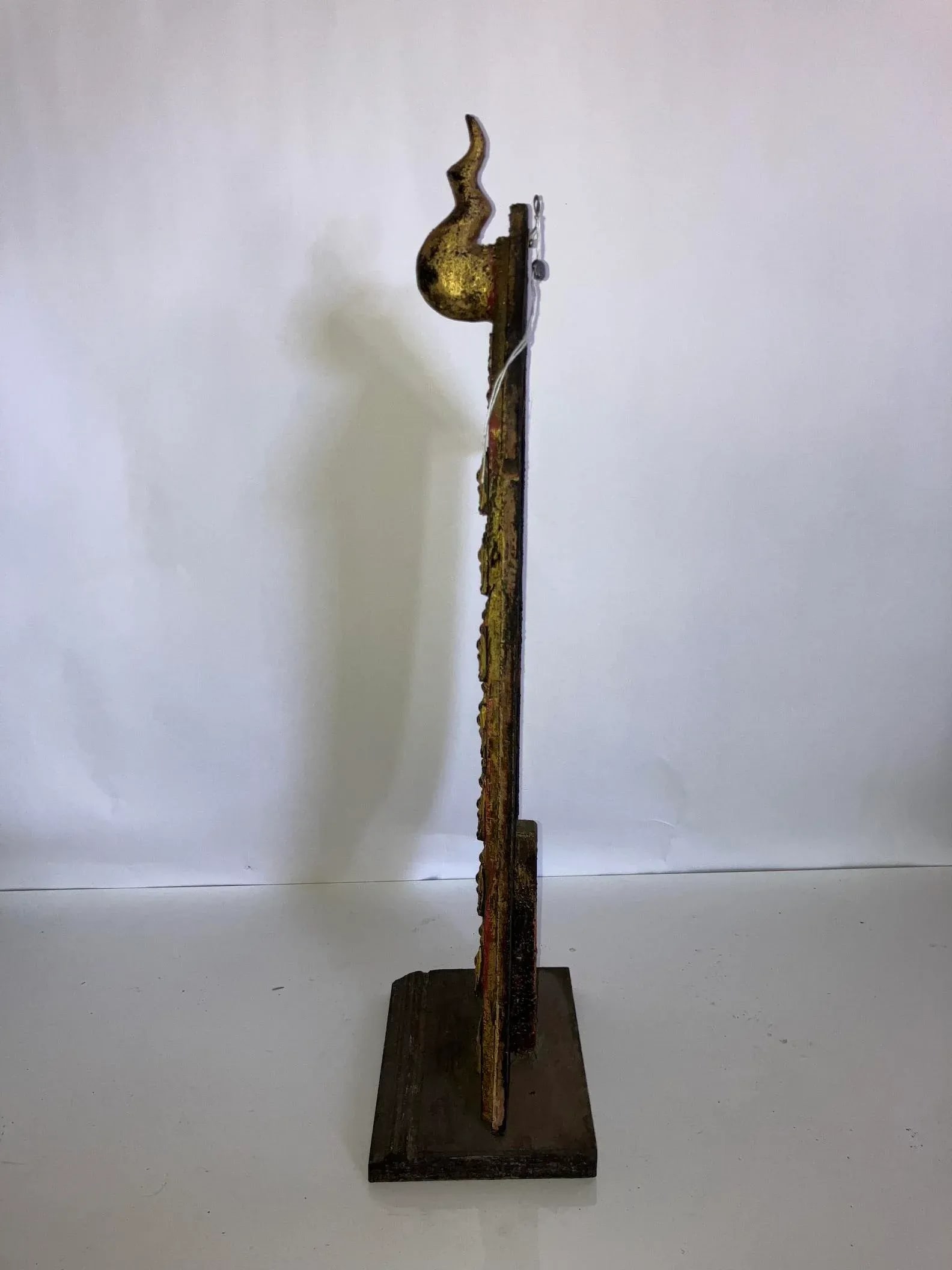 20th Century Thai Wood & Lacquer Votive Tablet - 2