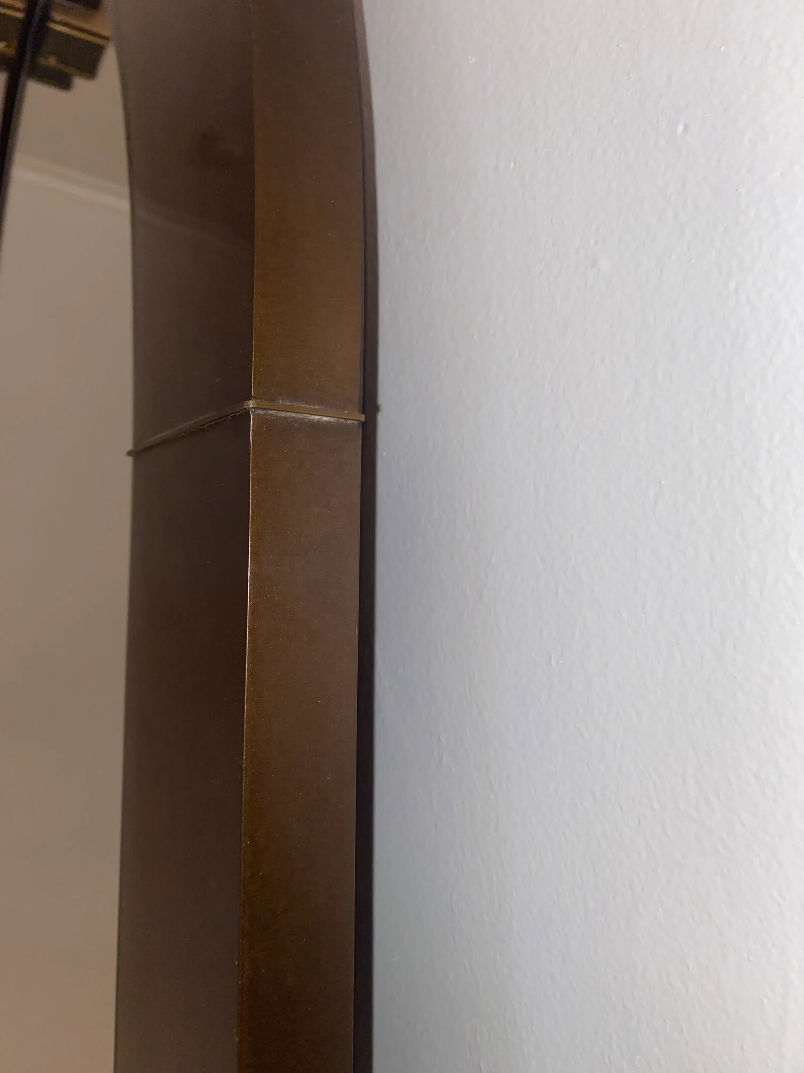 Monumental Art Deco Arched Floor or Tall Wall Mirror - 8