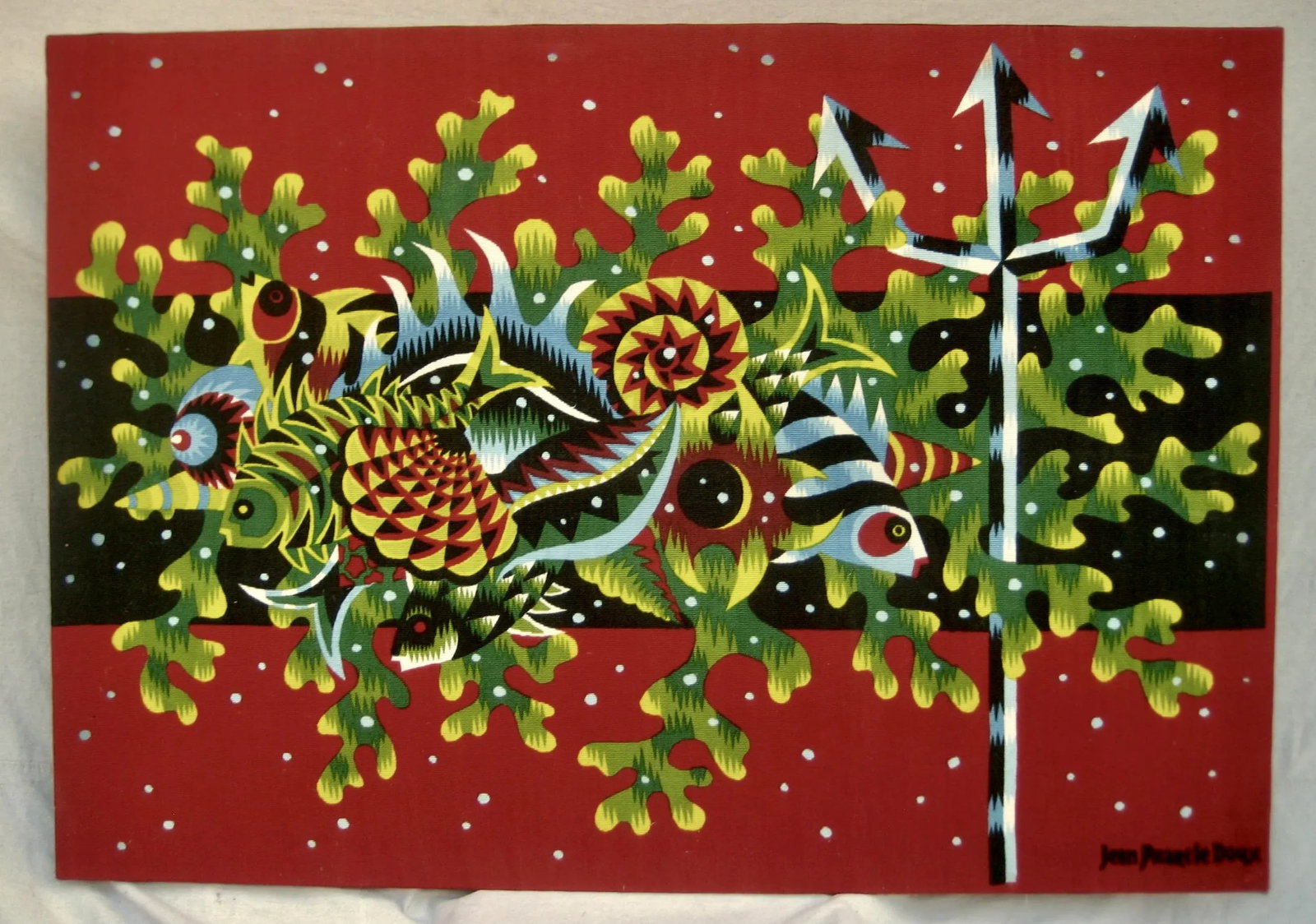 Mid-Century Modern Tapestry From Jean Picard Le Doux - 13