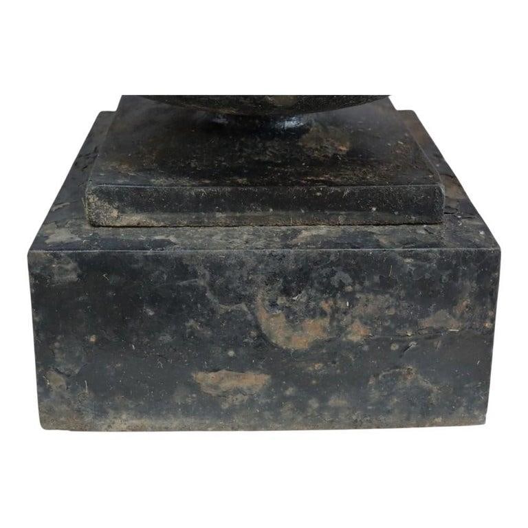Antique Fiske School Cast Iron Garden Urn C1900 - 5