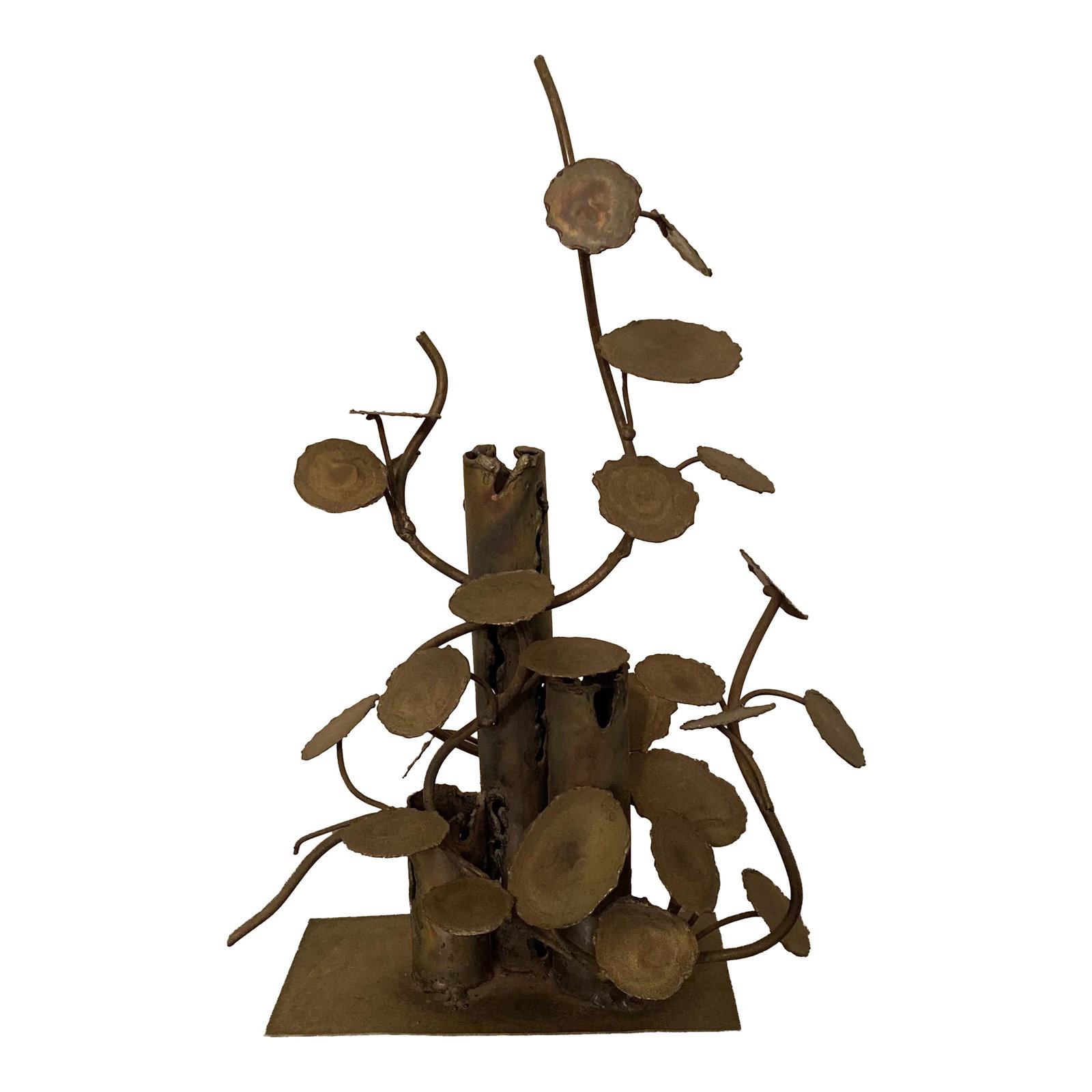 70's Vintage Curtis Jere - Style "Raindrops" Plant Sculpture (1 of 5)