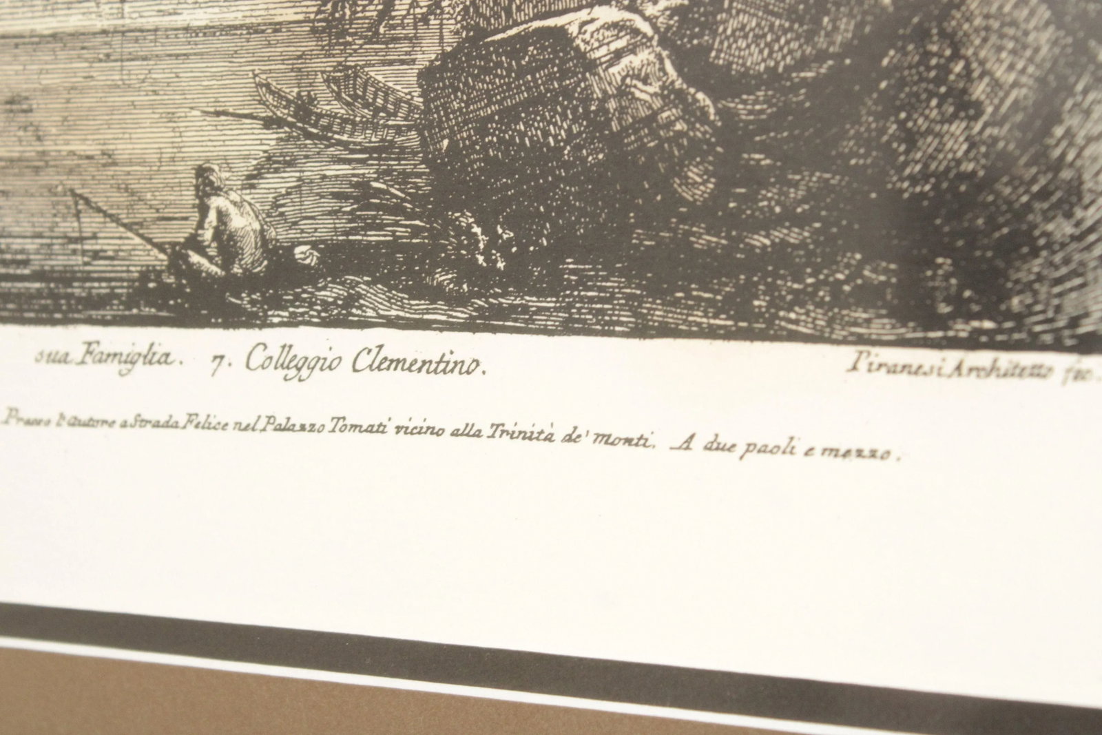 Italian 'Veduta del Porto di Ripetta' Lithograph, After Giovanni Battista Piranesi - 11
