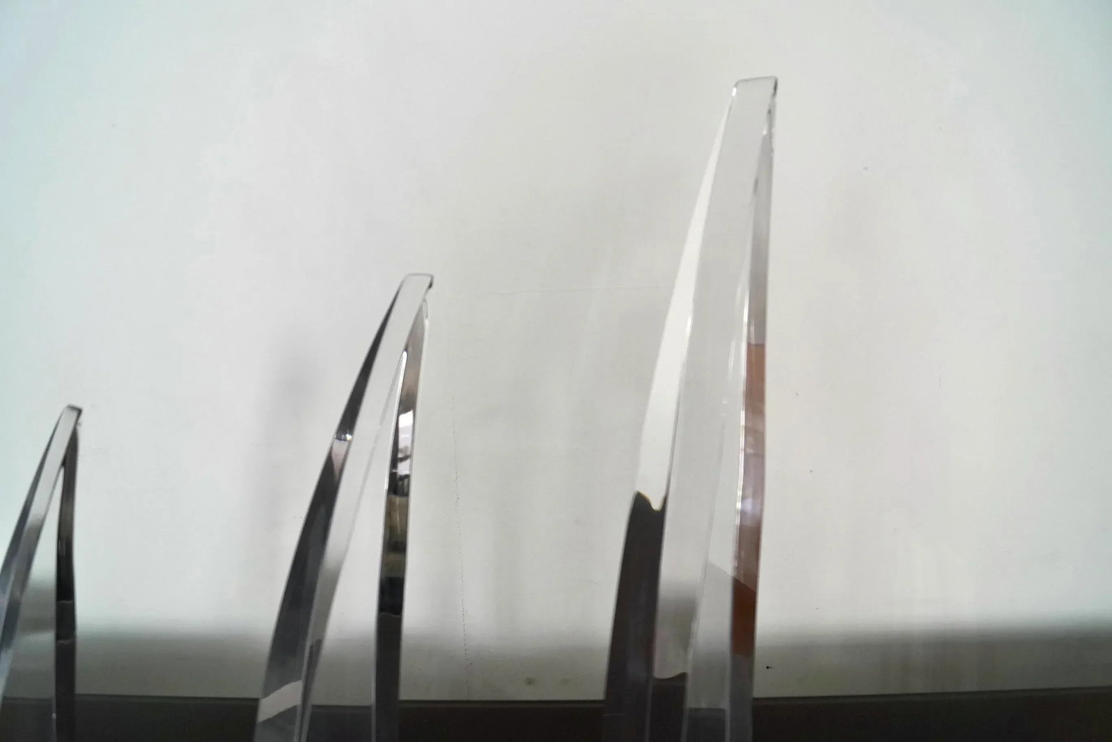 1960's Mid-Century Modern Lucite Sculptures - Set of Three - 10