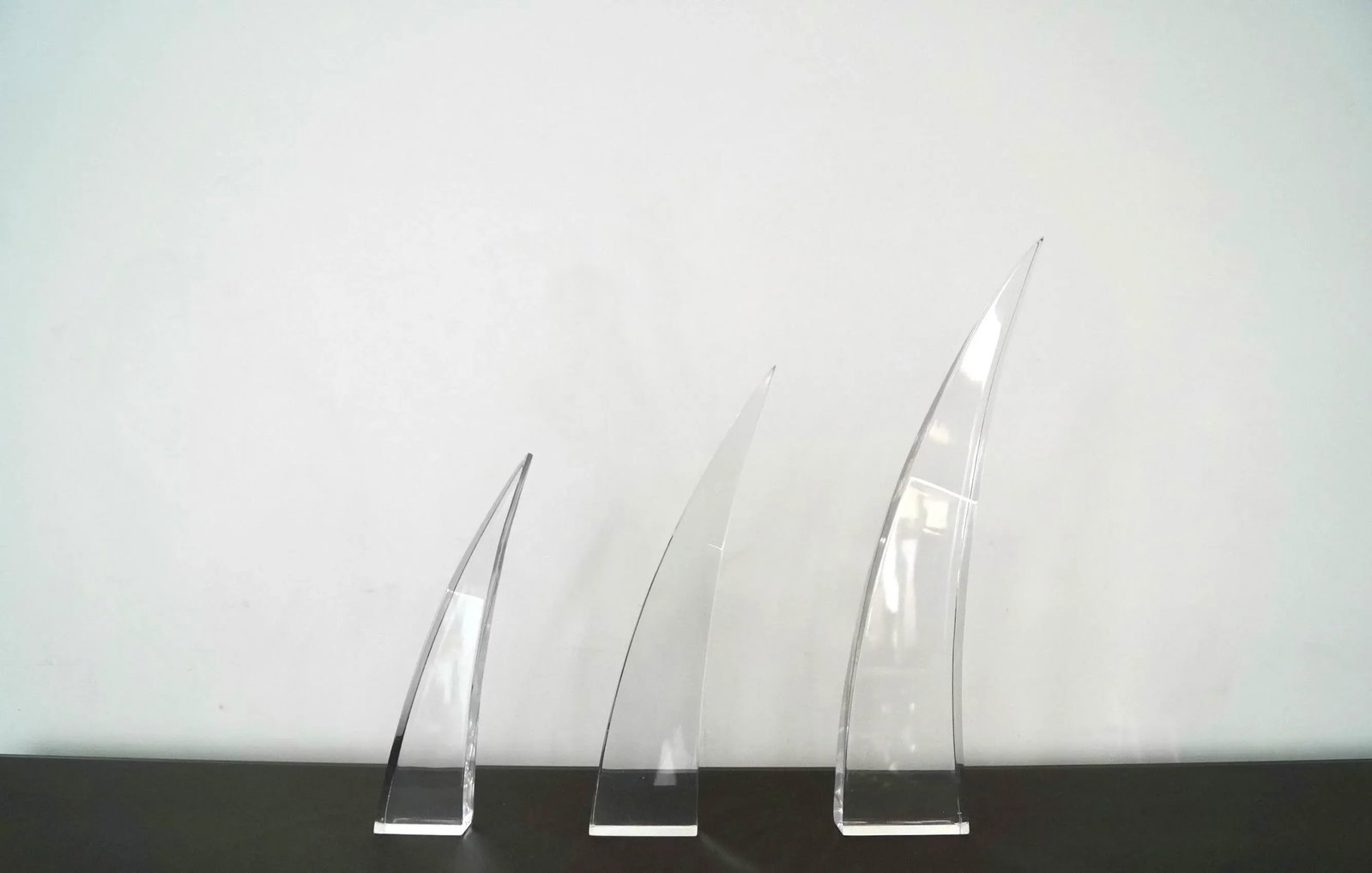 1960's Mid-Century Modern Lucite Sculptures - Set of Three - 2