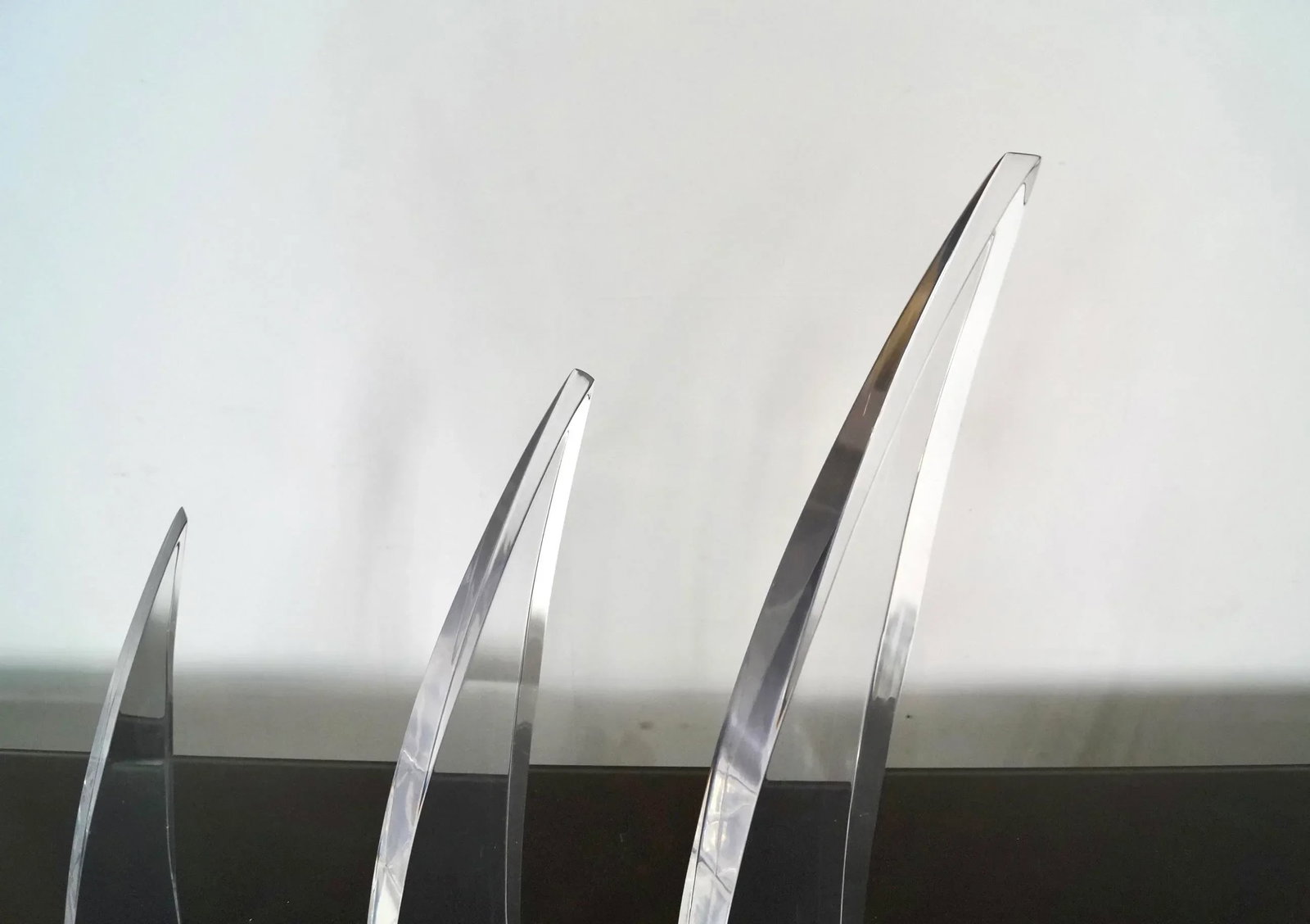 1960's Mid-Century Modern Lucite Sculptures - Set of Three - 4