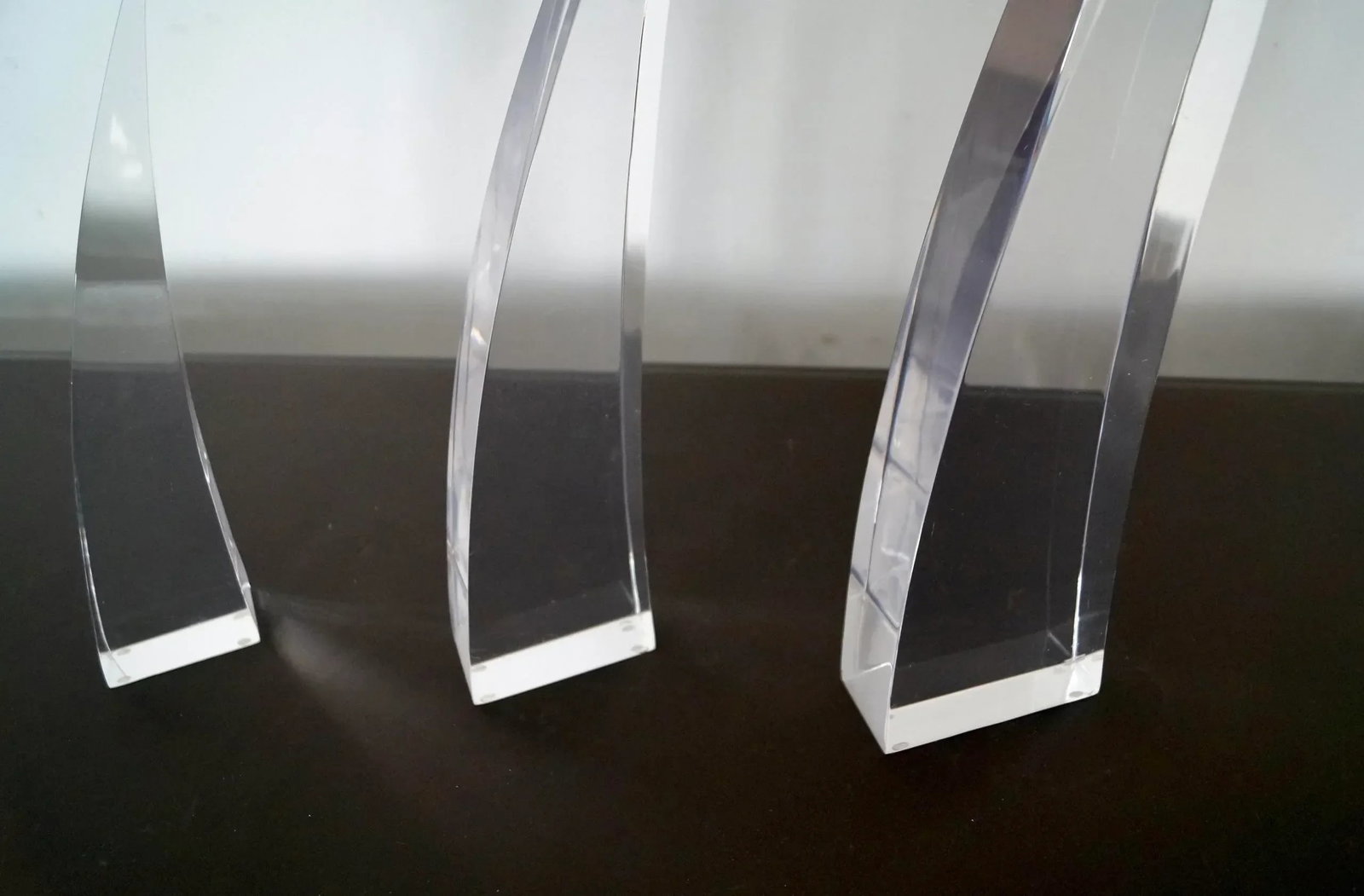 1960's Mid-Century Modern Lucite Sculptures - Set of Three - 5