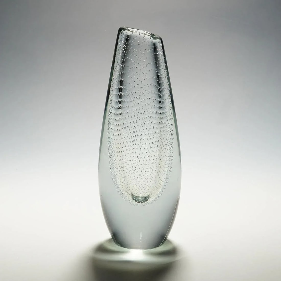Vintage Art Glass Vase by Gunnel Nyman for Nuutajarvi Notsio - 10