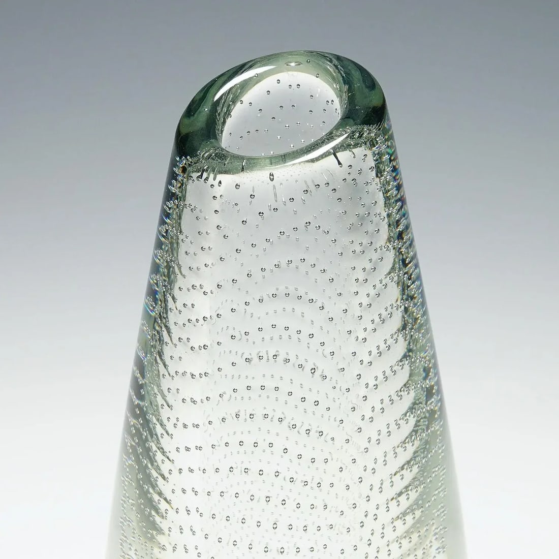 Vintage Art Glass Vase by Gunnel Nyman for Nuutajarvi Notsio - 4