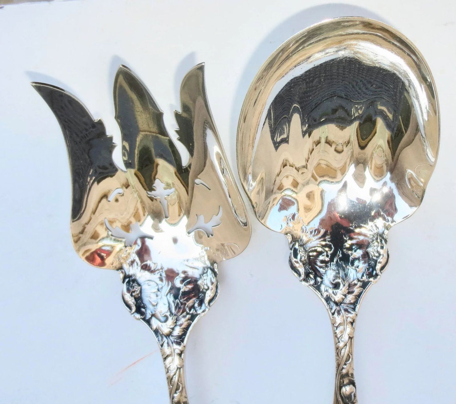 Love Disarmed Reed & Barton 1899 Sterling Silver -A Pair of 2 - 5