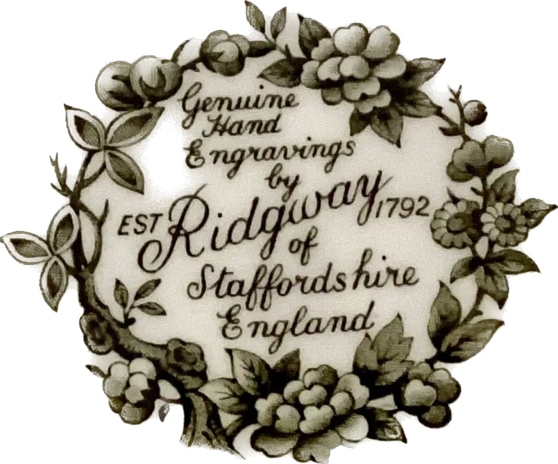 Set of Ridgeway of Staffordshire England "Indian Tree" Plates - 8