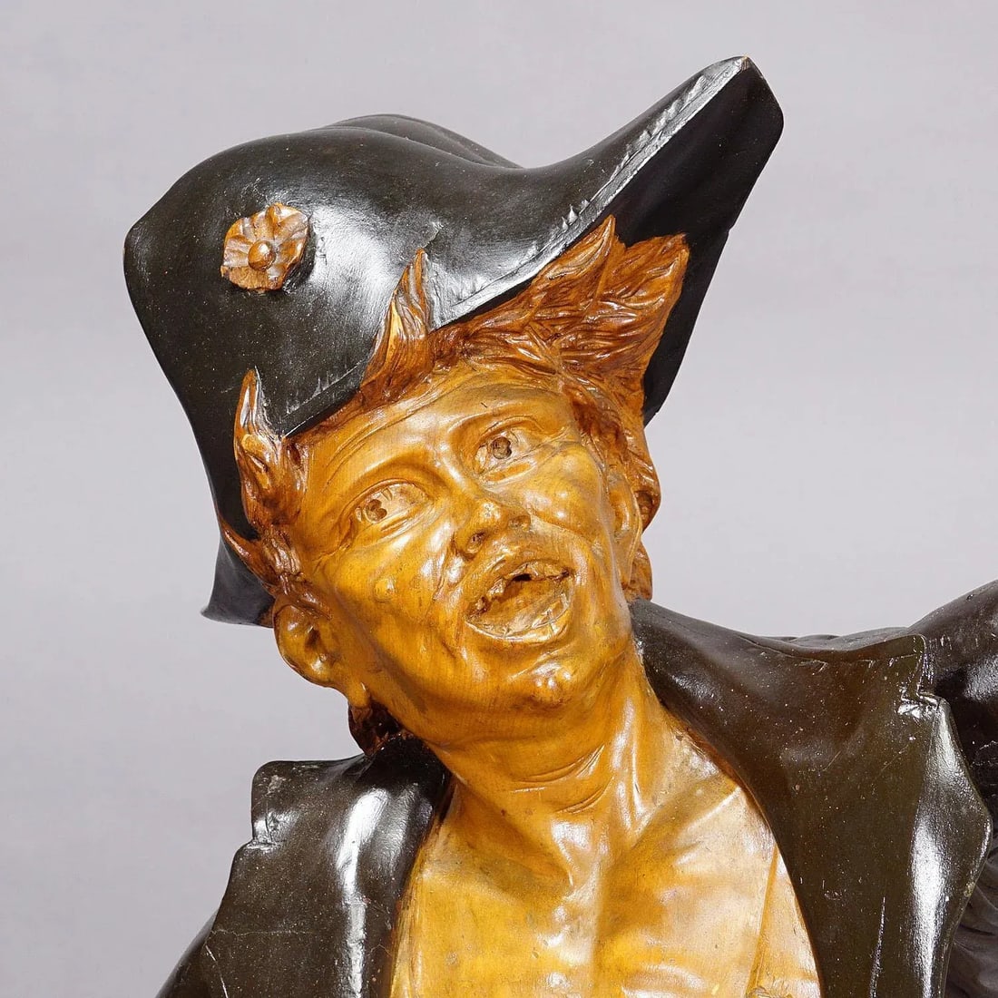 Large Antique Statue of a French Freedom Fighter Ca. 1920s - 5