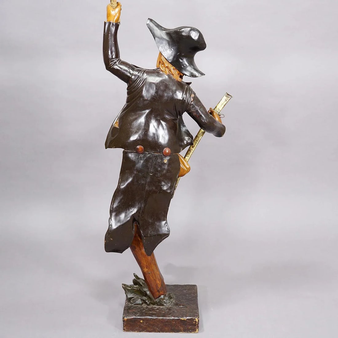Large Antique Statue of a French Freedom Fighter Ca. 1920s - 8