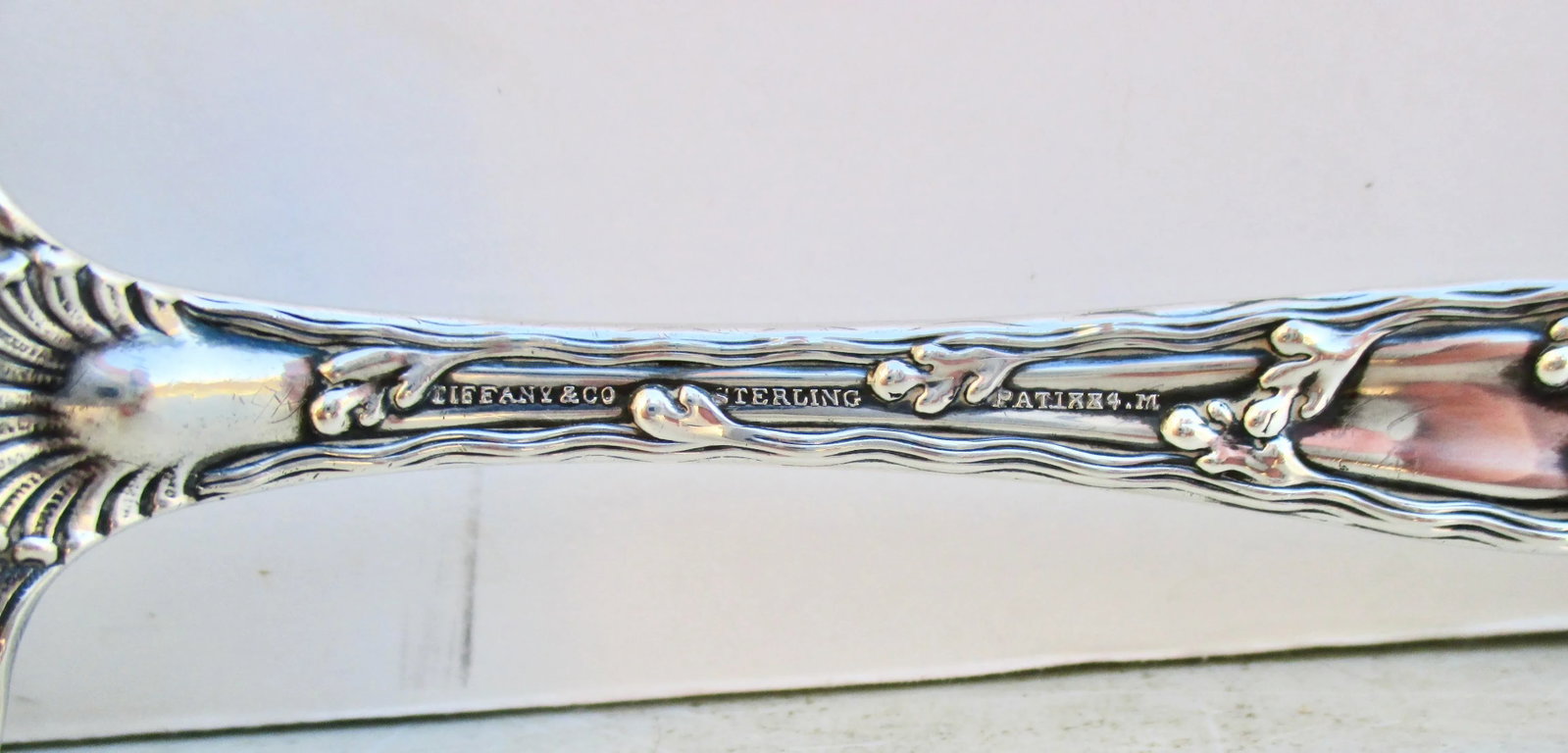 Tiffany Sterling Silver Wave Edge Server Circa 1890s - 4