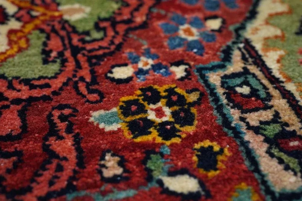Vintage Sarouk (One of Pair) Rug 4'4'' X 6'10'' - 11