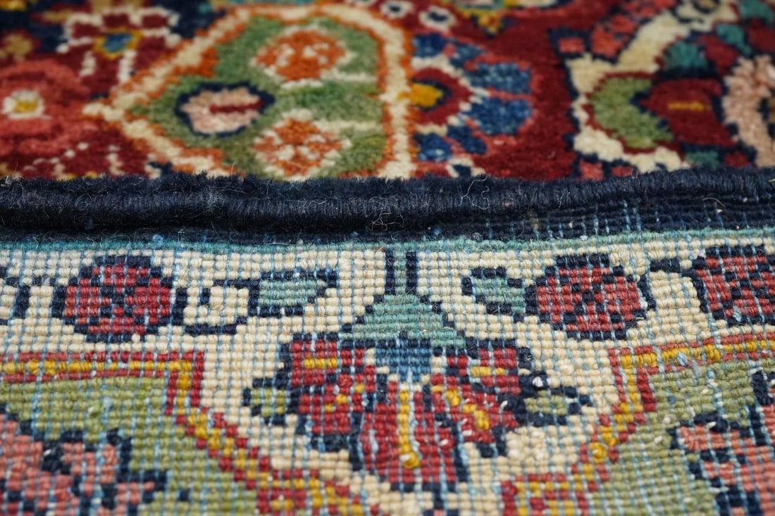 Vintage Sarouk (One of Pair) Rug 4'4'' X 6'10'' - 12