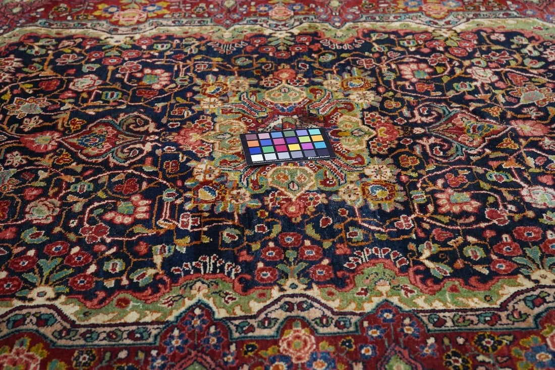 Vintage Sarouk (One of Pair) Rug 4'4'' X 6'10'' - 6