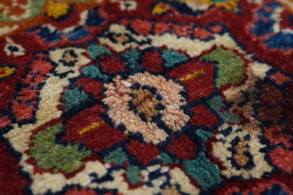 Vintage Sarouk (One of Pair) Rug 4'4'' X 6'10'' - 7