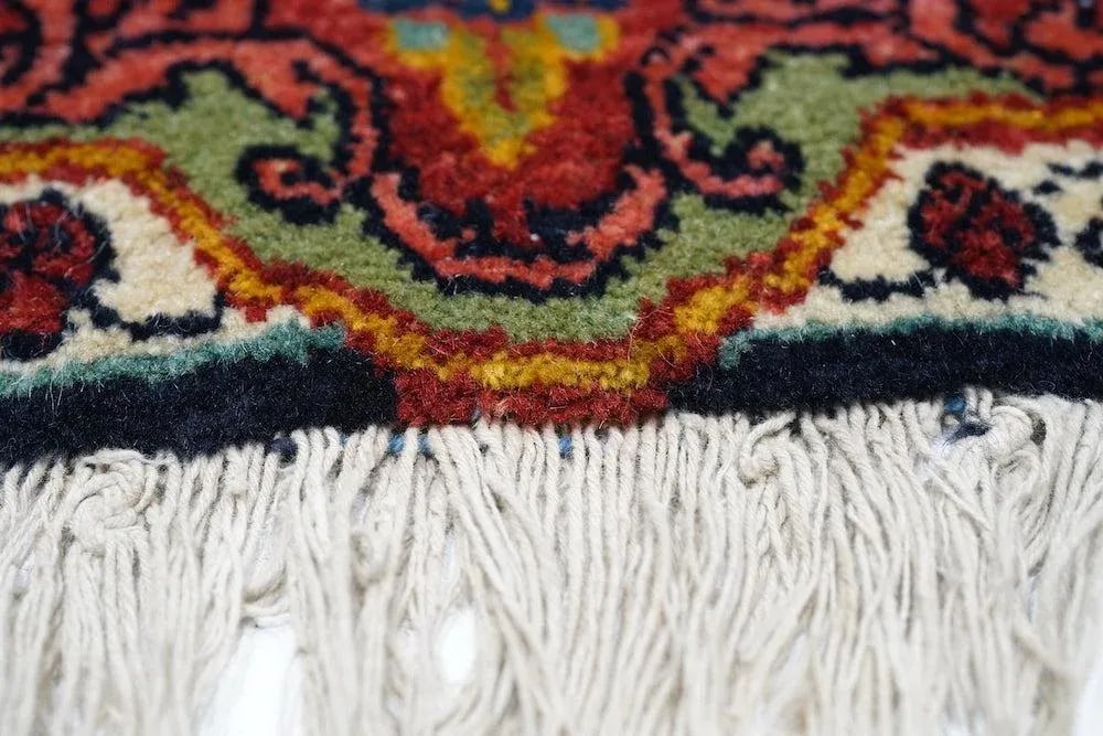 Vintage Sarouk (One of Pair) Rug 4'4'' X 6'10'' - 9