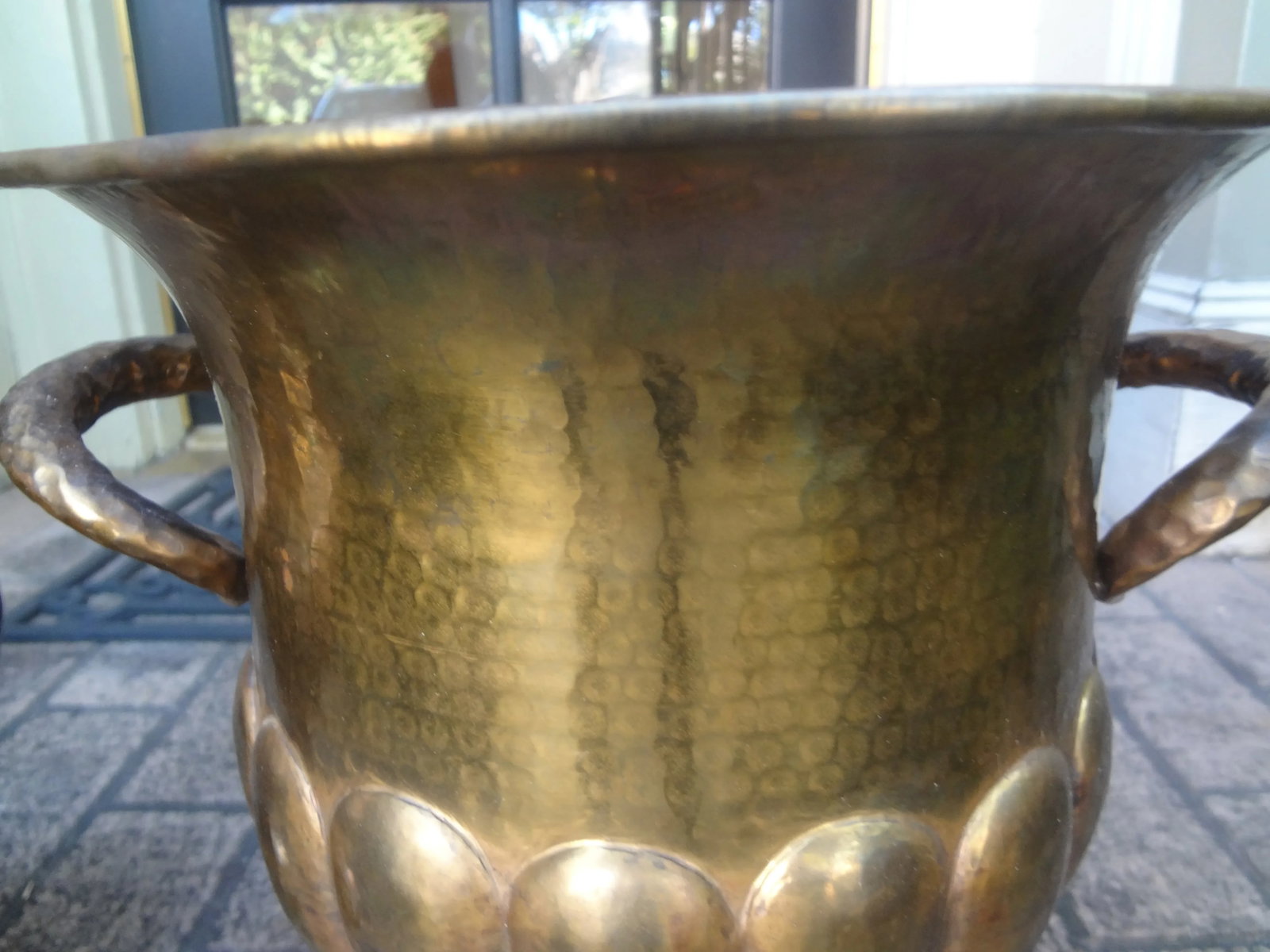 Pair of Vintage Italian Brass Wine or Champagne Coolers - 4