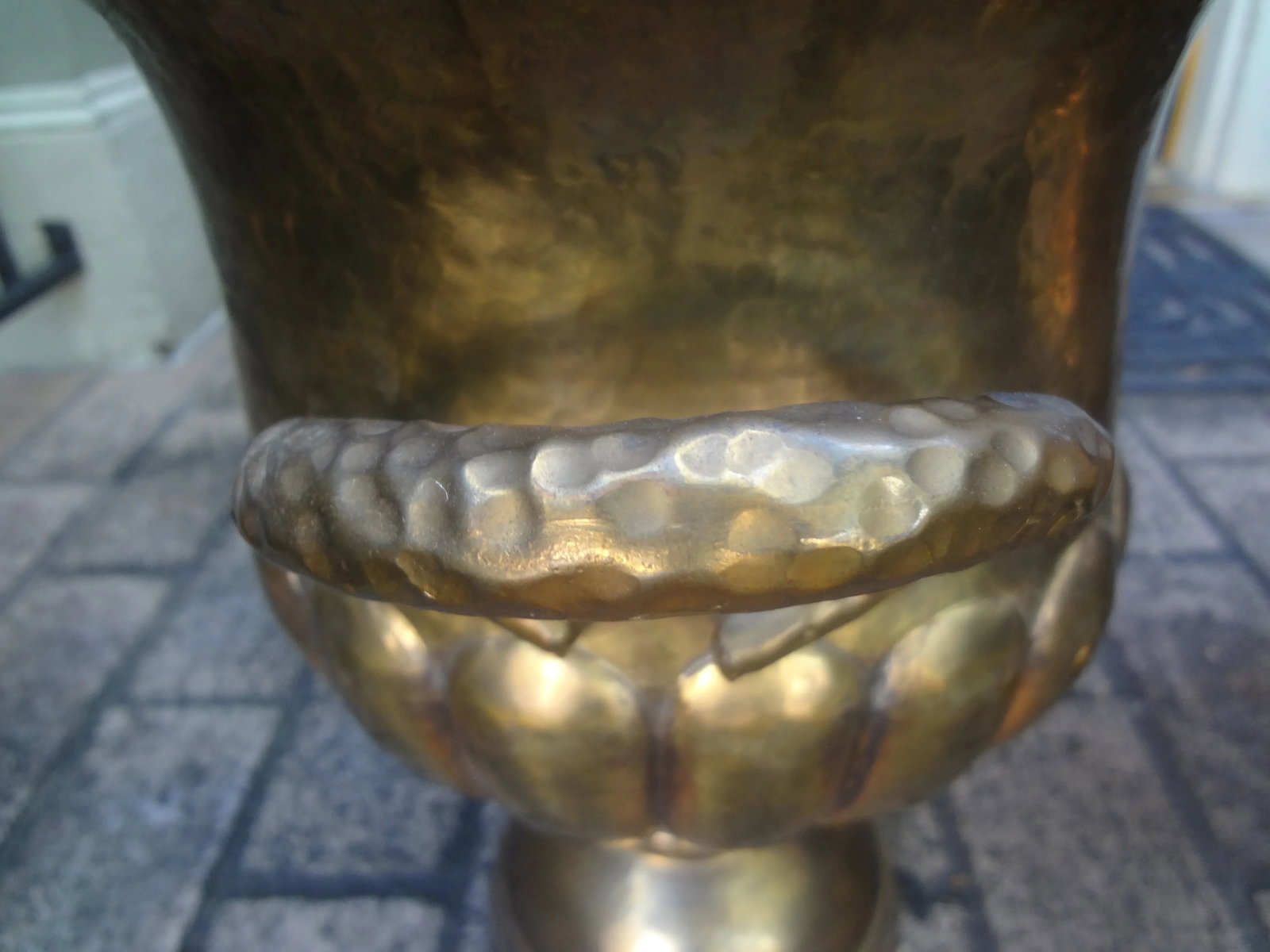 Pair of Vintage Italian Brass Wine or Champagne Coolers - 6