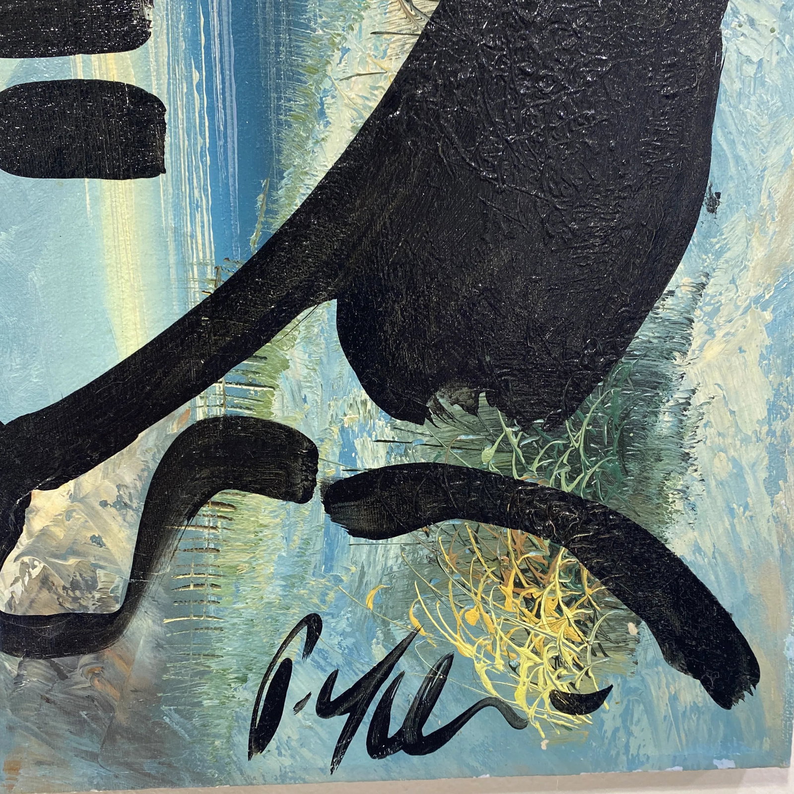 Abstract Peter Keil Original Oil Canvas Framed Painting - 2