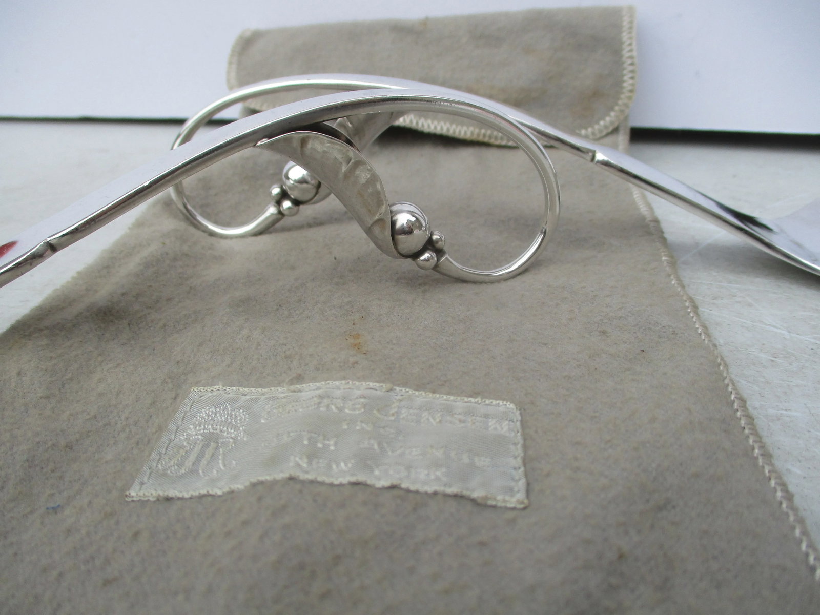 Georg Jensen Sterling Silver Serving Set -A Set of 2 - 2