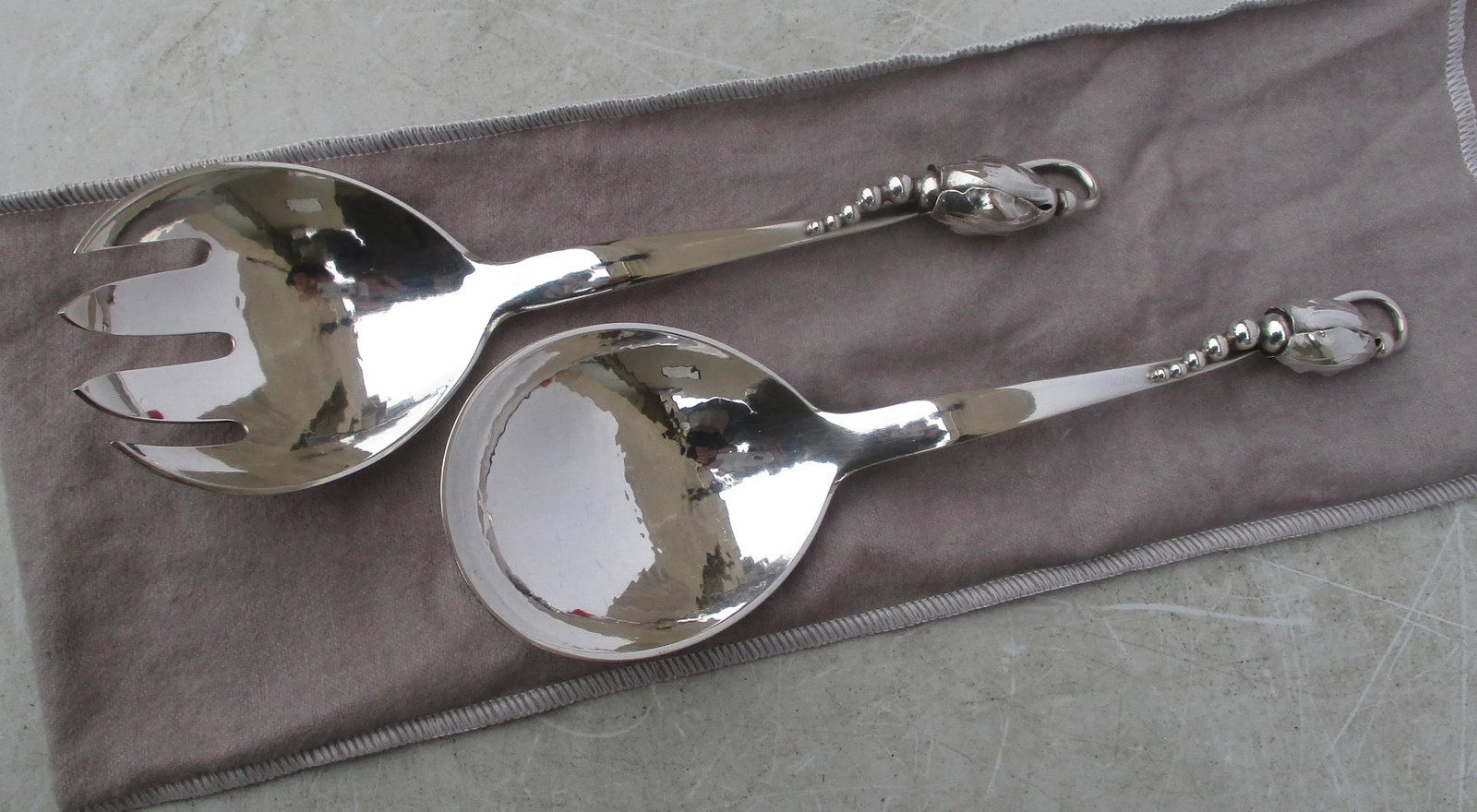 Georg Jensen Blossom Pattern #84 - Pair of 2 - 4