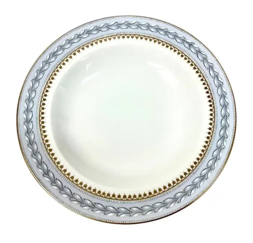 Set of Seven Late 19th/Early 20th Century Wedgwood Bone China Soup Bowls - 3