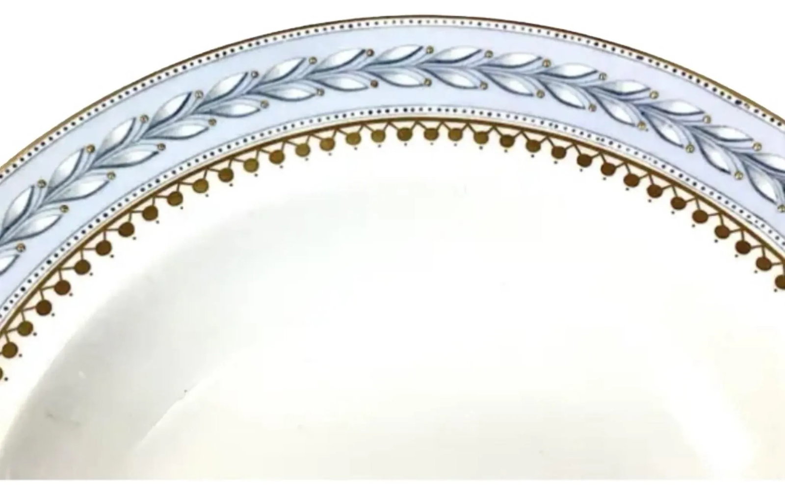 Set of Seven Late 19th/Early 20th Century Wedgwood Bone China Soup Bowls - 7