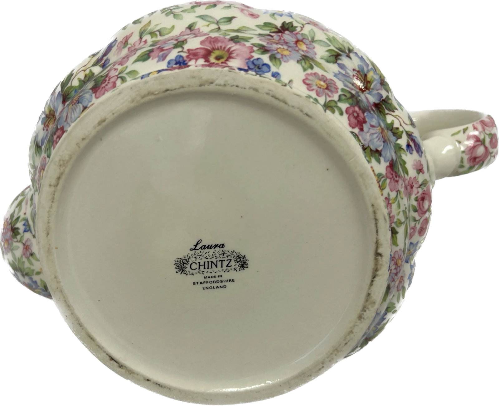Vintage English Staffordshire Laura Chintz Teapot - 6