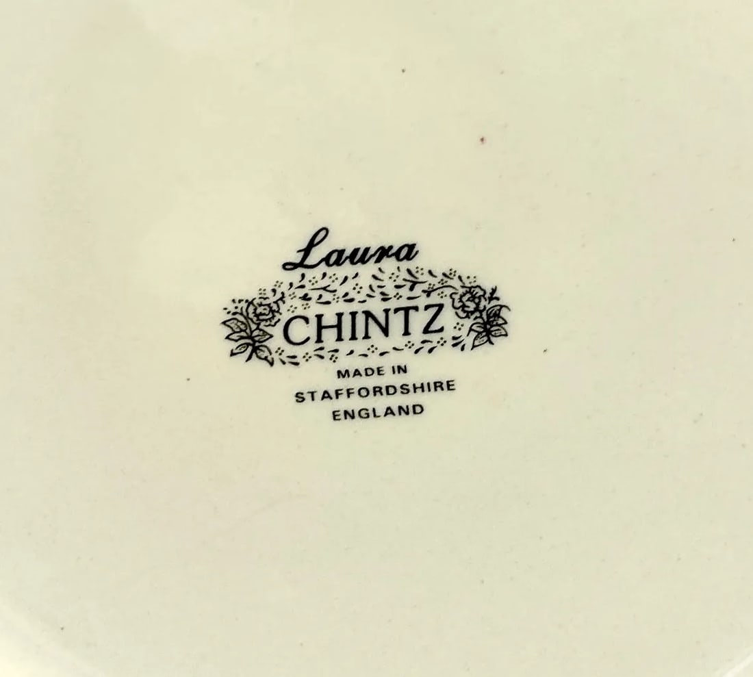 Vintage English Staffordshire Laura Chintz Teapot - 7