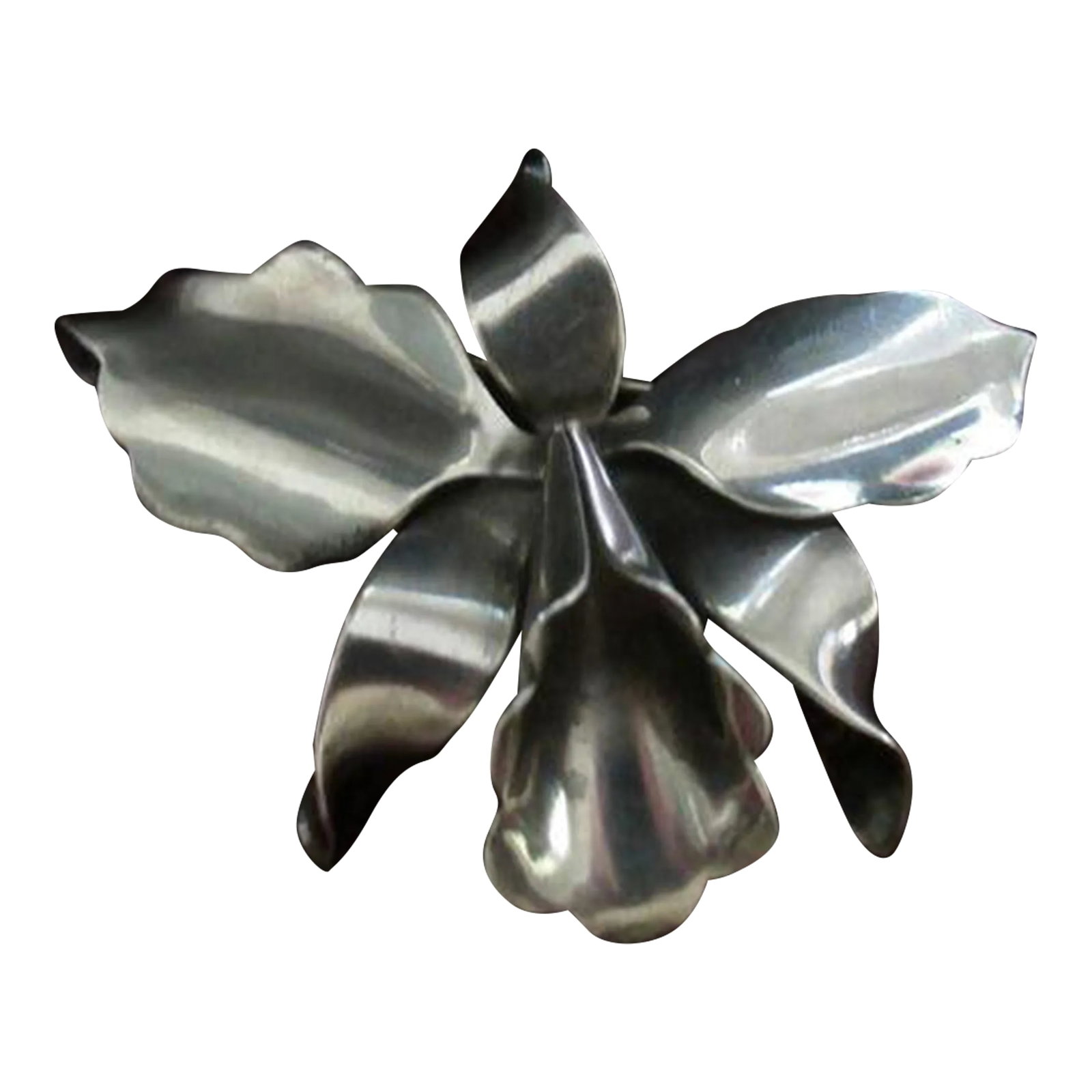 Vintage Hector Aguilar Taxco Mexico Sterling 940 Brooch (1 of 5)