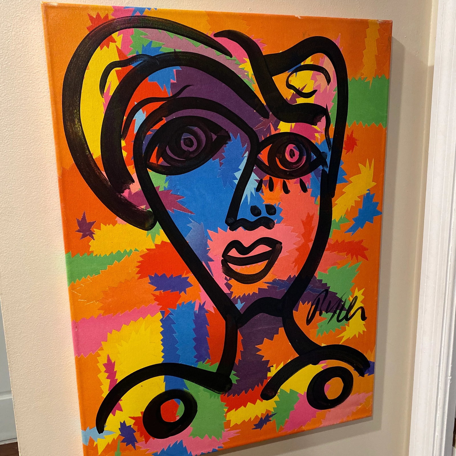 Berlin Days Original Artwork by Peter Robert Keil Abstract Portraiture - 6