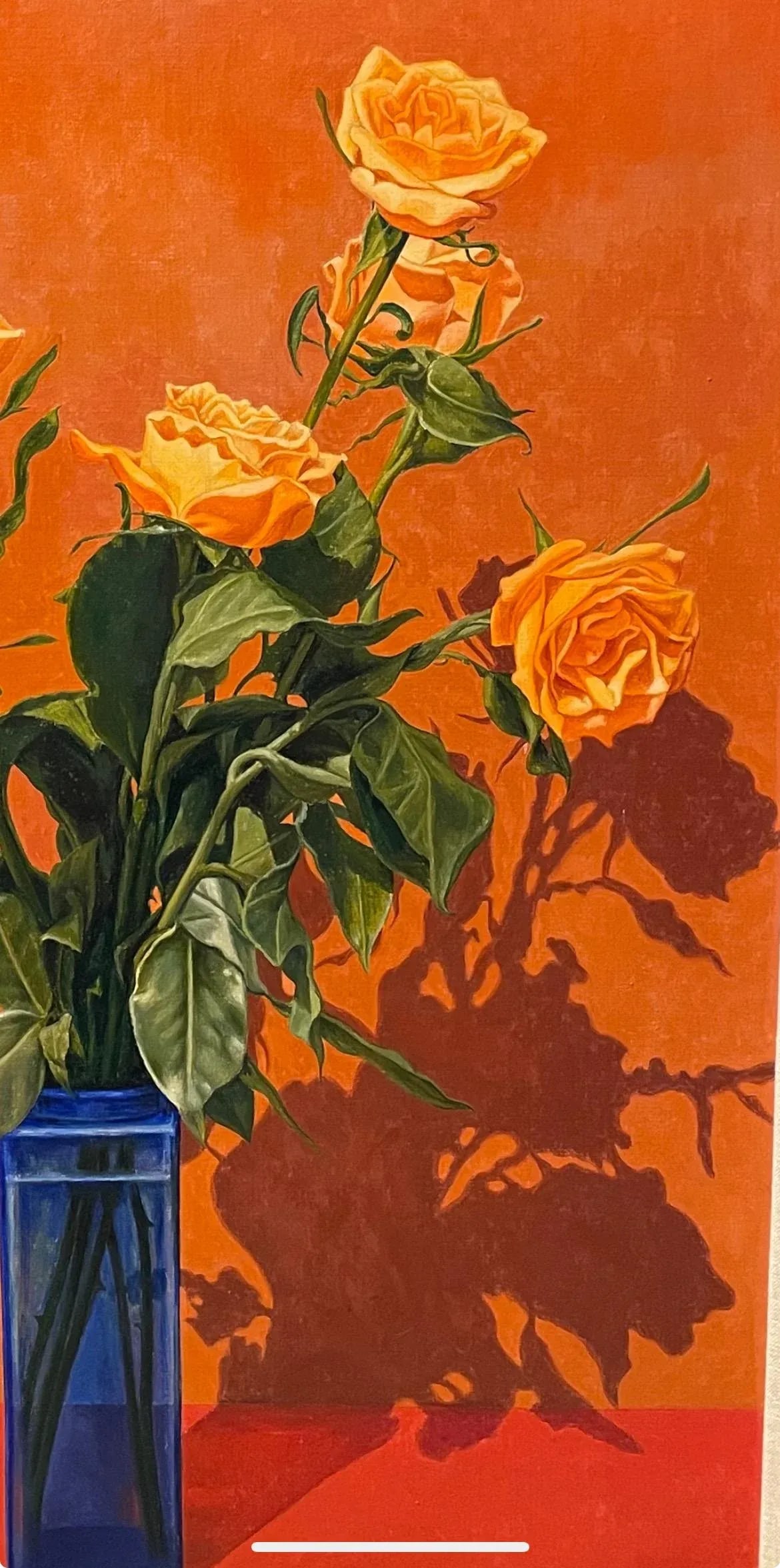Roses in Cobalt Vase by Bernique Longley - 3