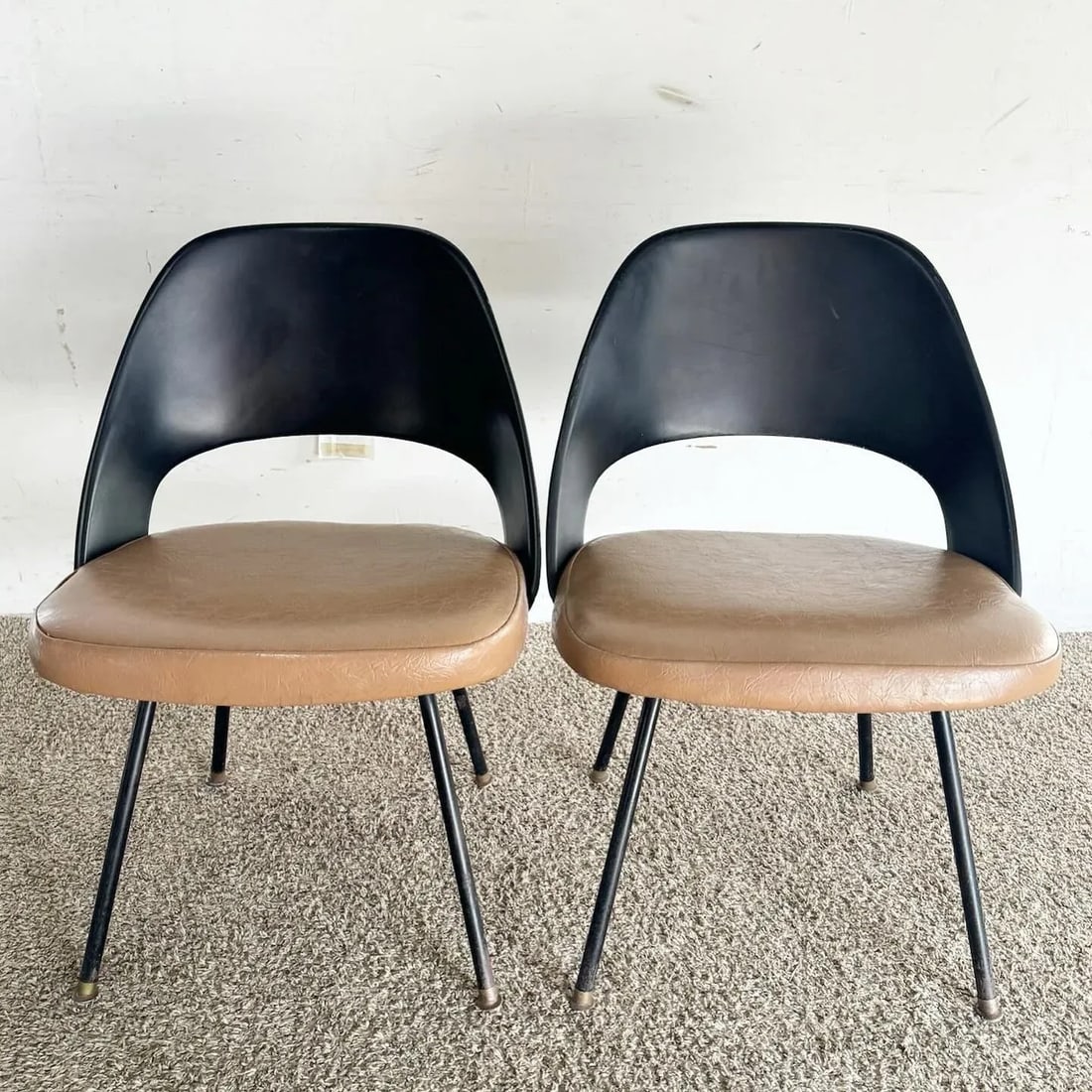 Mid Century Modern Eero Saarinen Model 42 Style Dining Chairs - Set of 4 - 2