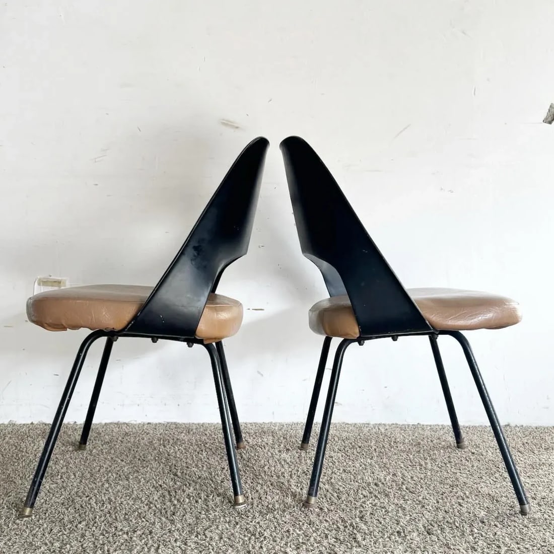 Mid Century Modern Eero Saarinen Model 42 Style Dining Chairs - Set of 4 - 5