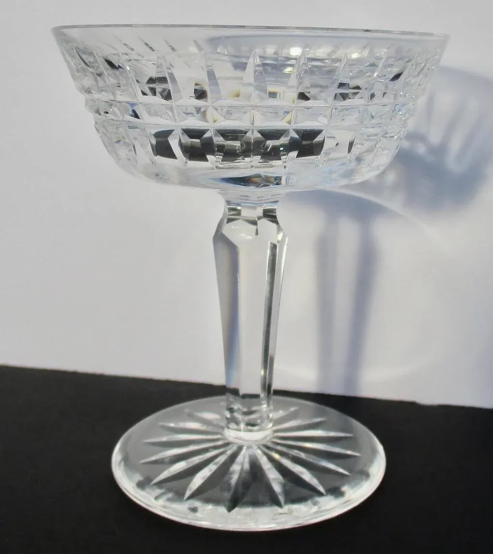 Waterford Glenmore Cut Crystal Champagne Coupes Set of 10 - 2