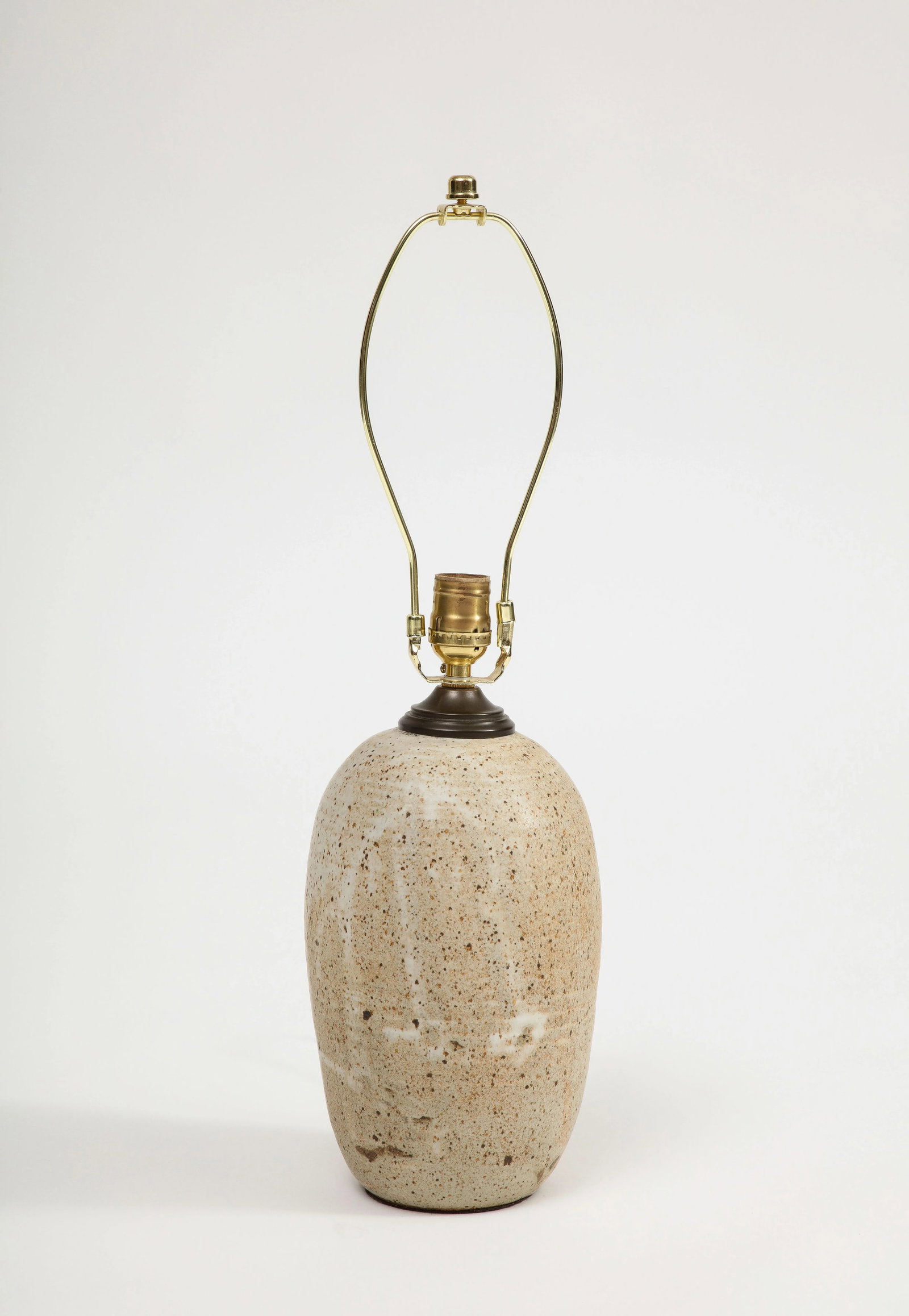 Midcentury American Glazed Pottery Table Lamp, Circa 1960 - 2